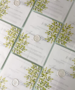 CONVITE LUVA VEGETAL ESTAMPADO