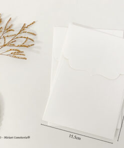 Envelope Markatto Stile Bianco 180g | Romântico
