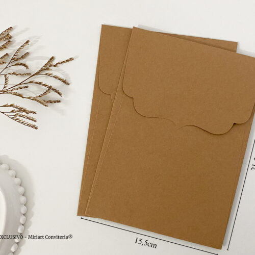 Envelope Kraft 180g | Romântico