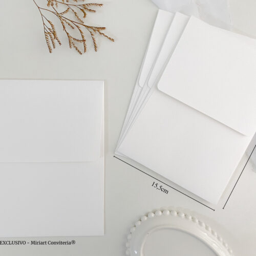 Kit Envelope Texturizado Linea 180g | Aba Reta