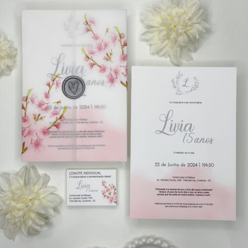 CONVITE LUVA VEGETAL ESTAMPADO