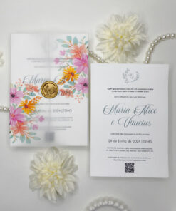 CONVITE LUVA VEGETAL ESTAMPADO