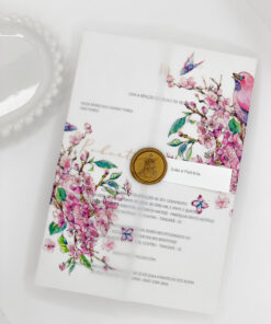 CONVITE LUVA VEGETAL ESTAMPADO