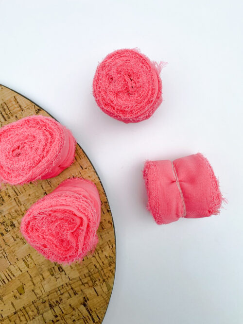 FITA ARTESANAL - ROSA CHICLET