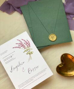CONVITE CARTA DE BICO - VERTICAL