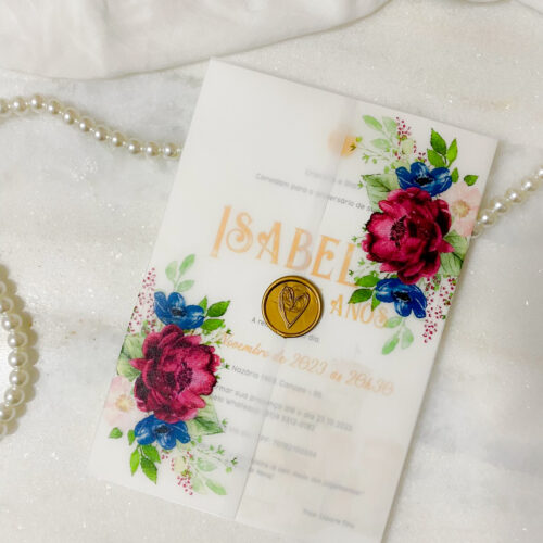 CONVITE LUVA VEGETAL ESTAMPADO