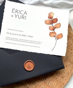 CONVITE CARTA - BORDA ARTESANAL