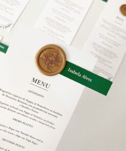 Menu Individual C/Lacre de Cera